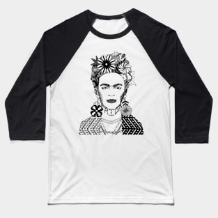 Frida Kahlo Baseball T-Shirt